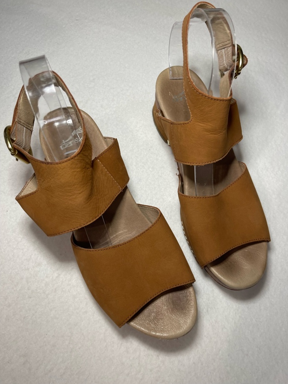 Dansko Minka Brown Block Heel Clog 42 11.5-12